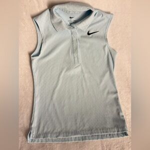 Nike Dri-FIT Light Gray Polo
